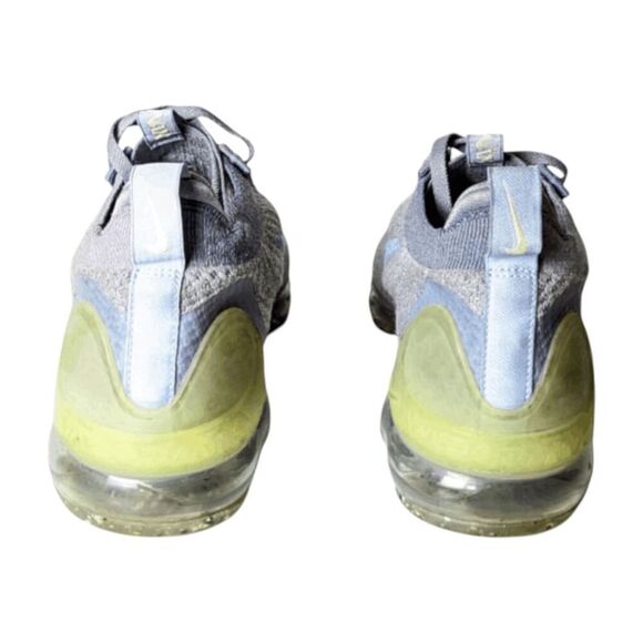 NIKE Air VaporMax 2021 FK "Grey Light Liquid Lime" Running Shoes Size 10 - Picture 5 of 15